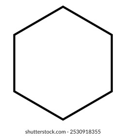 formas de pentágono e hexágono em fundo preto e branco