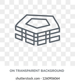 Pentagon icon. Pentagon design concept from Geometry collection. Simple element vector illustration on transparent background.