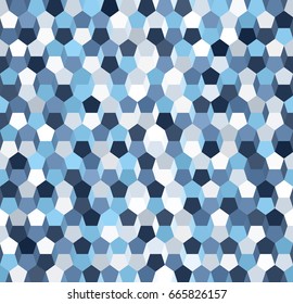 Pentagon pattern. Seamless vector