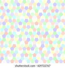 Pentagon pattern. Seamless vector geometric background