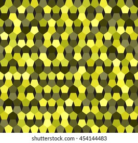 Pentagon pattern. Vector seamless background