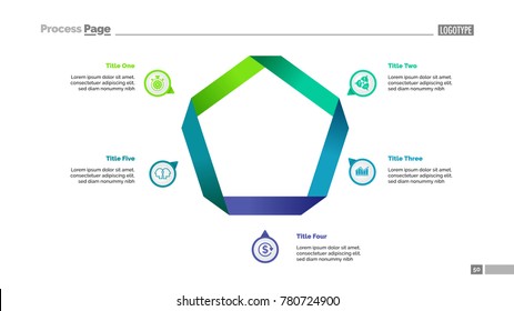 Pentagon Strategy Slide Template