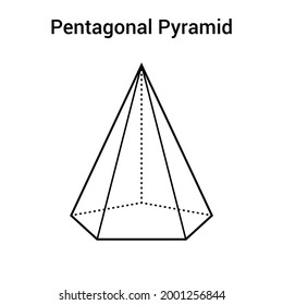 pentagonal pyramid shape in geometry