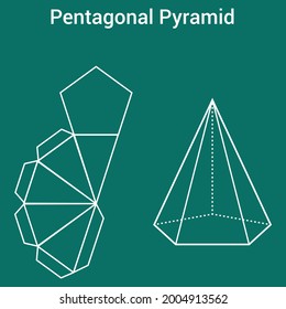 pentagonal pyramid shape in geometry