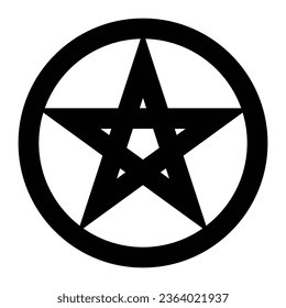 Pentagram icon vector illustration symbol design