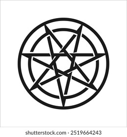 Pentagram star logo design for your brand