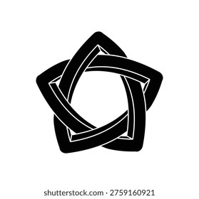 Vector símbolo pentagrama para