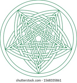 Pentagram Symbol & Vector Ornament Geometry