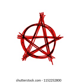 Pentagram vector icon