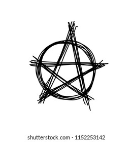 Pentagram vector icon