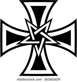 pentagram-cross