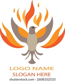 Pentecost  day logo icon vector .