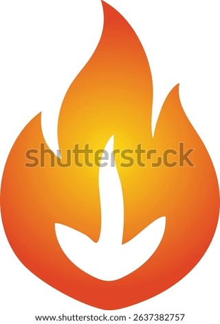 Pentecost Fire. Pentecost poster design for print or use as card, flyer or T shirt	