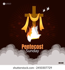 Pentecost, also known as Whitsunday, is a Christian festival celebrated on the seventh Sunday after Easter.