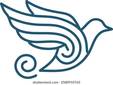 Pentecost poster design for print or use as card, flyer or T shirt	