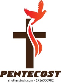 Pentecost Special Design for print or use as poster, card, flyer or  T Shirt
