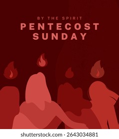 PENTECOST DOMINGO BANNER DE ALTA QUALIDADE, CARTAZ