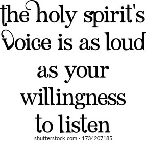 Pentecost Sunday Special Quote, Typography for print or use as poster, card, flyer or T Shirt 