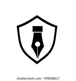 PenThin line icon for website design, logo