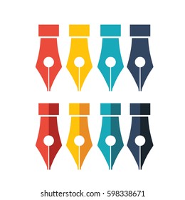 PenThin line icon for website design, logo