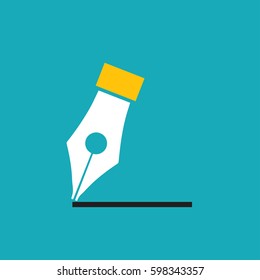 PenThin line icon for website design, logo