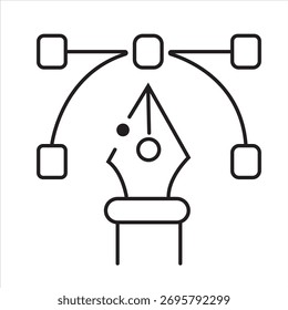 Diseño de Pentool con formato de archivo EPS