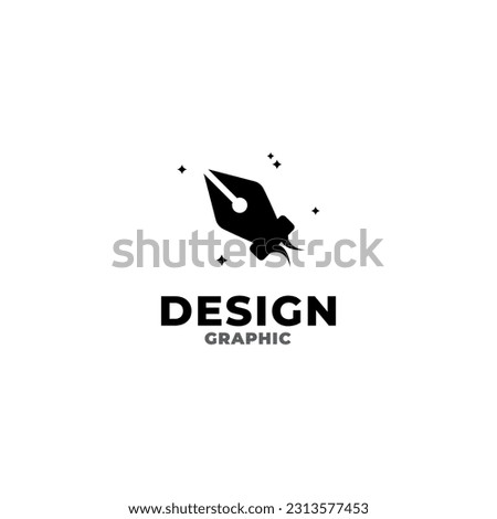 pentool icon flat design vector illustration symbol