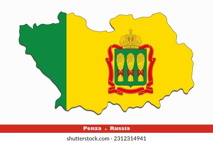 Penza Flag - Oblasts of Russia