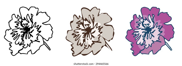 Peonies,  eps 8