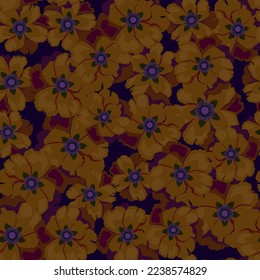 Peonies floral vector seamless pattern. Romantic garden flowers background illustration. Faded colors. Cute spring summer peony flowers seamless pattern. Fabric print design
