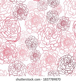 The Peonies Flower pattern vector is a beautiful pattern  to be used as a background, designing, commercial uses such as packaging, textile, surface pattern and other uses.