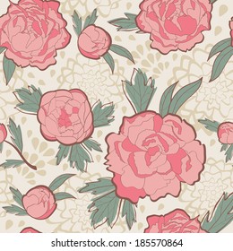 Peonies pattern