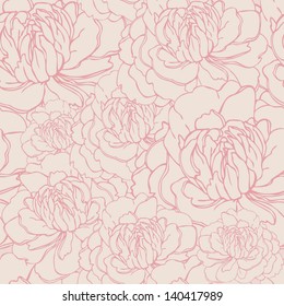 peonies seamless