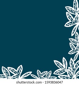 peony background frame for your text in trend colors