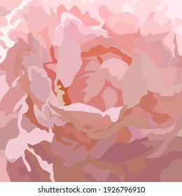 Fondo vectorial de la floración del peón