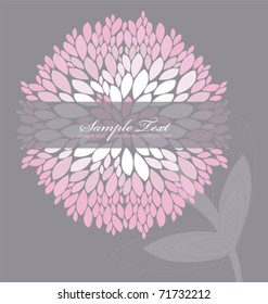 Peony bouquet background  birthday card or invitation