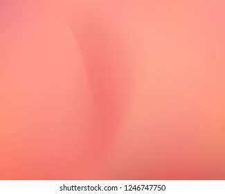 Peony Color Magic Gradient Banner. Warm Gentle Smooth Mesh Vector Template. Sunset Color Gradient Background. Beautiful Abstract Wallpapers for Your Design. Dynamic Wavy Fluid Texture