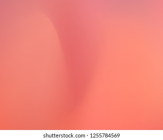 Peony Color Magic Gradient Banner. Warm Gentle Smooth Mesh Vector Template. Sunset Color Gradient Background. Beautiful Abstract Wallpapers for Your Design. Dynamic Wavy Fluid Texture