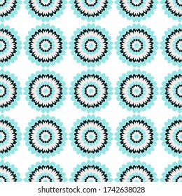 Peony floral tile seamless pattern vector graphic design. Abstract garden flower illustration. Flourish tile ornament. Vintage summer fabric fashion print. Rustic tile seamless pattern.