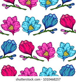 Peony flower vector illustration. Doodle style. Design, print, logo, decor, textile, paper.
