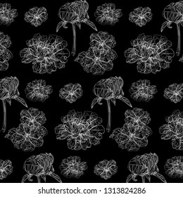 peony line pattern
