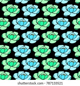 Peony vector illustration. Doodle style. Design, print, decor, textile, paper