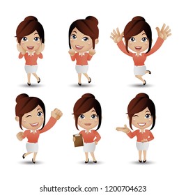 Peope with different poses