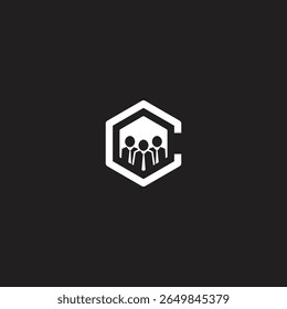 Diseño de logotipo de Vector de tecnología People 1