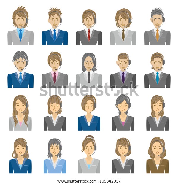 People Stock Vector (Royalty Free) 105342017