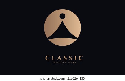 People abstract icon silhouette vector monogram logo template