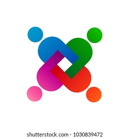 People Abstract Logo