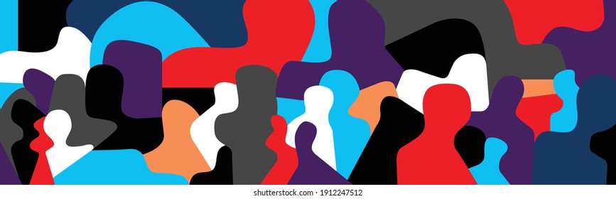 People - Abstract Vector Background