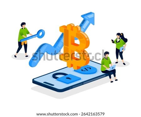 People access mobile apps securely to trade bitcoin and crypto for investment growth while managing risks in digital finance and crypto transactions