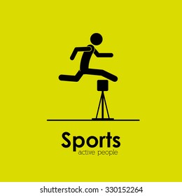 people active design, vector illustration eps10 graphic 